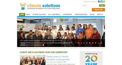 Desktop Screenshot of climatesolutions.org